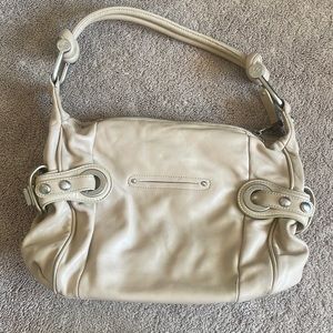 B MAKOWSKY tan shoulder bag